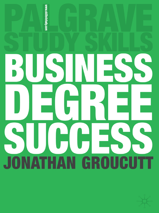 Cover image for Business Degree Success
